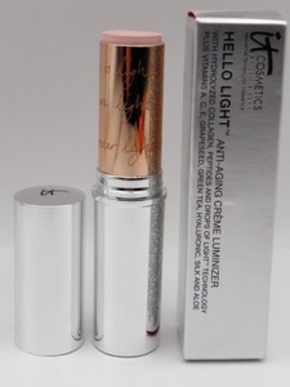 it cosmetics Hello Light Creme Luminizer - Soft Pink Glow color radiance